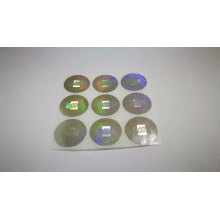 Colorful laser holographic security seals label anti-counterfeiting hologram sticker